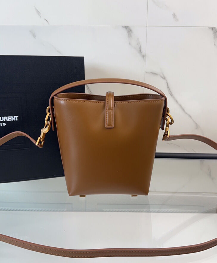 Saint Laurent Le 37 Mini In Shiny Leather 765870